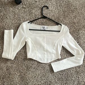 Princess Polly - Kaeshia Rib Long Sleeve Bustier
